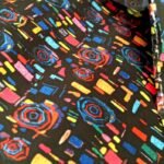 Abstract Multicolor Inner Lining for Blazer