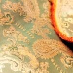 Gold Paisley Inner Lining for Blazer