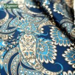 Blue Paisley Inner Lining for Blazer