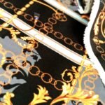 Gold Chain Baroque Inner Lining for Blazer