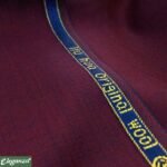 TROPICAL  D MAROON HAND MADE