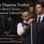 tailor measuring custom tailored suit luxury menswear Eleganza Traders perfect fit craftsmanship
